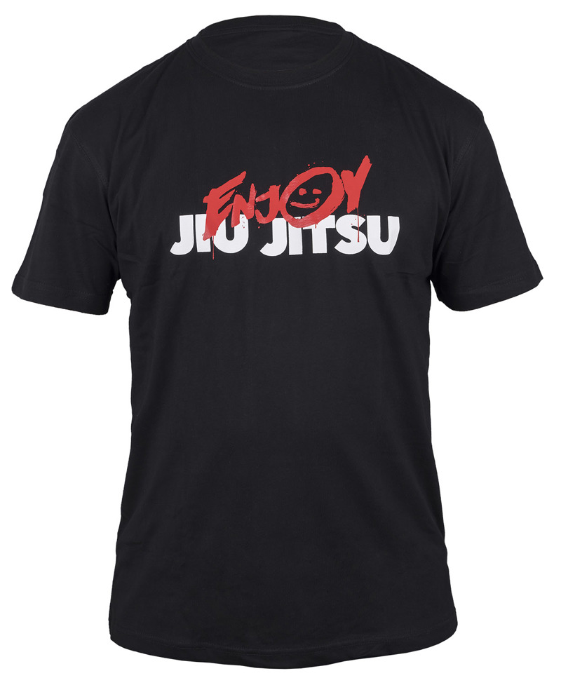 Okami enjoy jiu jitsu Tshirt - black